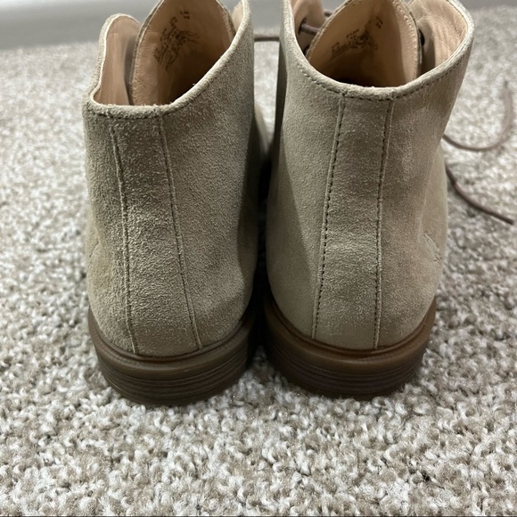 NEW Hush Puppies Cream Suede Oxford Bootie 8.5 - Picture 6 of 16